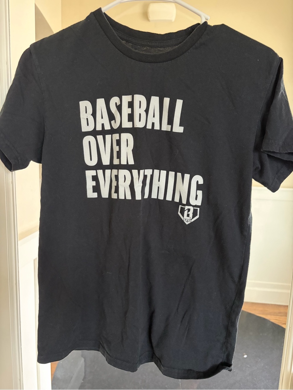 Baseball Over Everything Graphic Tee - Black